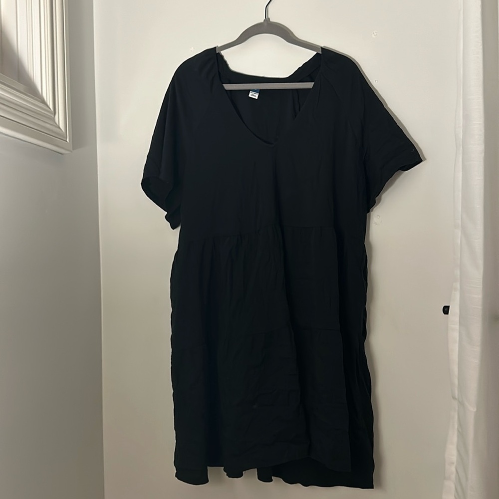 Black tiered Old Navy dress